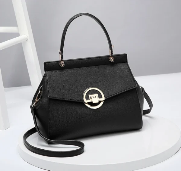 Autumn and Winter New Leather Lux DGG Ladies Handbag Casual Business Shoulder Bag - Image 8