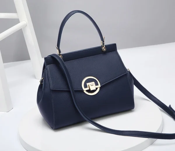 Autumn and Winter New Leather Lux DGG Ladies Handbag Casual Business Shoulder Bag
