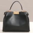 Lux FF Handbags Women Bag Design Leather Big Bag White Collar Fashion Model Kitten Bag Messenger Bag Handheld Shoulder Bag