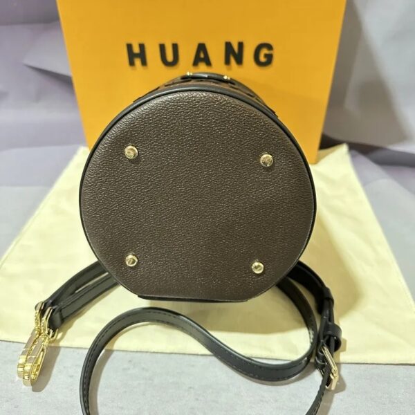 Lux vl Handbags Women Bag Design Leather Canvas White Collar Fashion Model Kitten Bucket Bag Handheld Shoulder Bag - Image 4