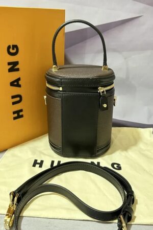 Lux vl Handbags Women Bag Design Leather Canvas White Collar Fashion Model Kitten Bucket Bag Handheld Shoulder Bag