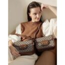 Lux G Handbags Women Bag Design Leather White Collar Fashion Model Kitten Bag Messenger Handheld Shoulder Bag