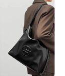 Black Fashion G Lux Bag For Women Shoulder Cross Body Handbags New In Trends Lux Handbags