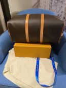 VL Lux Women Genuine Leather Duffle Travel Hand Bag