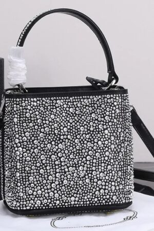 P Lux Fashion Women Crystals Mini Shoulder Bag