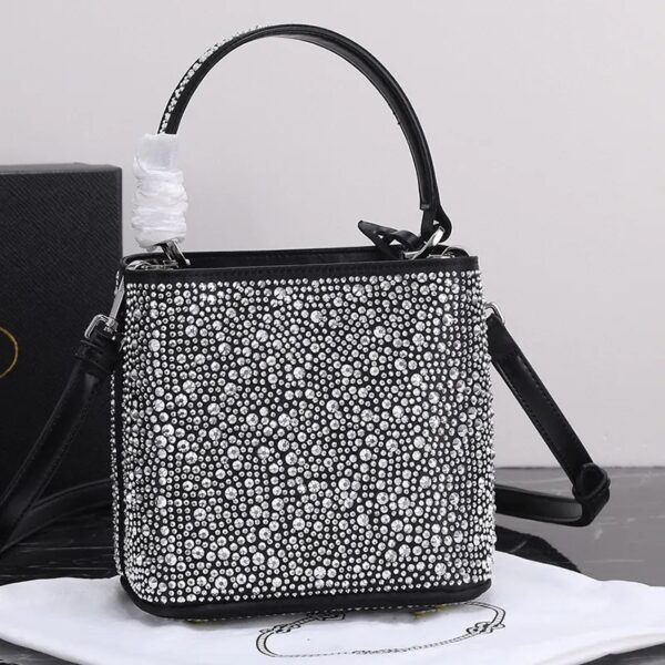P Lux Fashion Women Crystals Mini Shoulder Bag