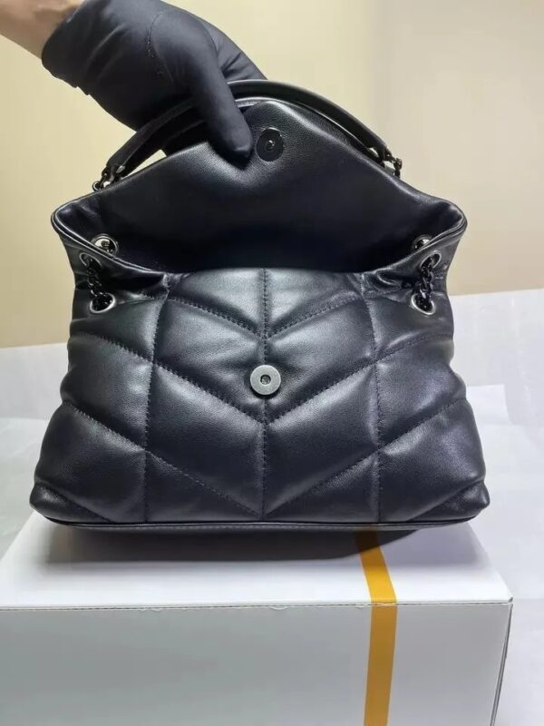 Fashionable Versatile Cow Leather Women’s lux Bag Small Lux yl Chain Crossbody Shoulder Bag - Image 3