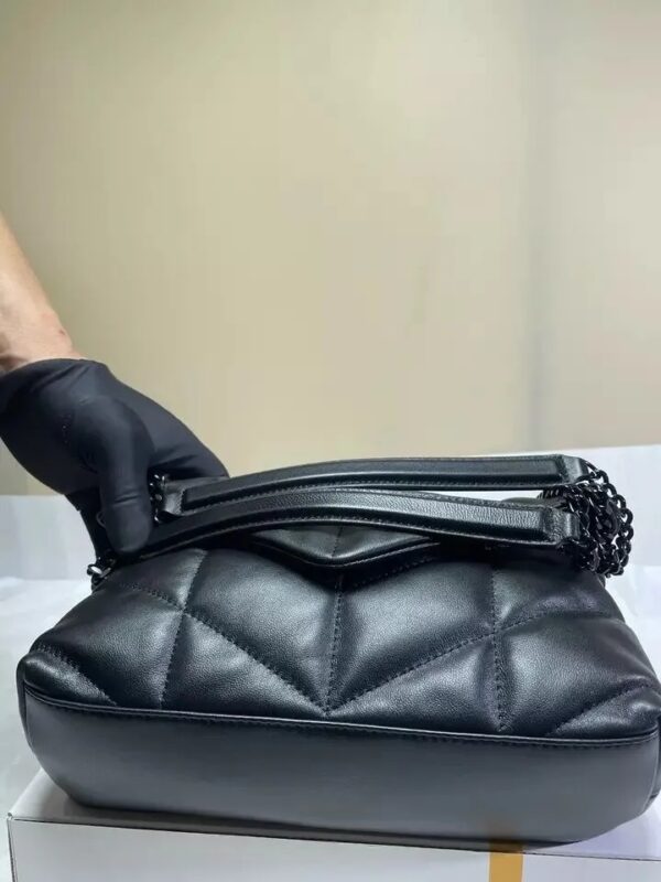 Fashionable Versatile Cow Leather Women’s lux Bag Small Lux yl Chain Crossbody Shoulder Bag - Image 2