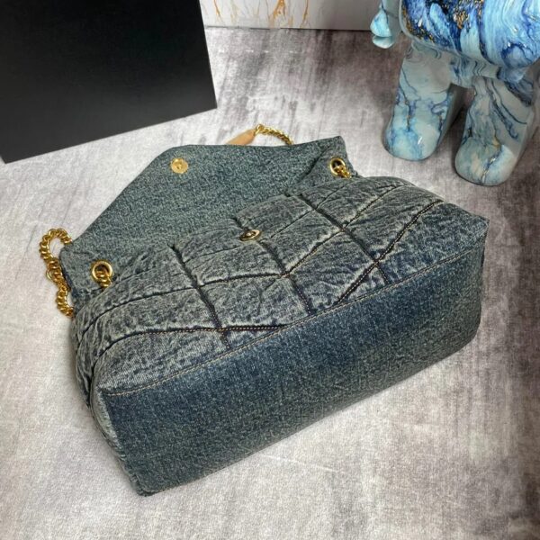 Fashionable Versatile Cow Leather Women’s Bag Lux YL Triangle Shoulder Bag Single Handle - Image 3