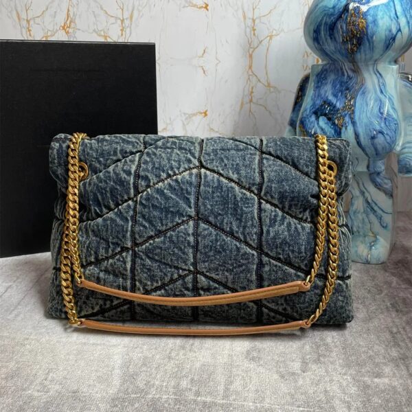 Fashionable Versatile Cow Leather Women’s Bag Lux YL Triangle Shoulder Bag Single Handle