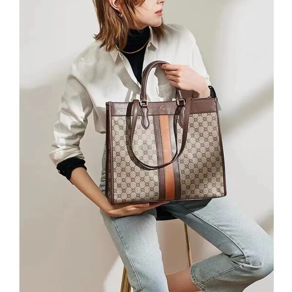 Lux G Handbags Women Bag Design Leather White Collar Fashion Model Tote Large Bag Messenger Handheld Bag