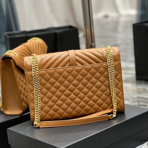 Fashionable Versatile Cow Leather Women’s Chain Bag Lux YL Triangle Shoulder Bag Single Handle