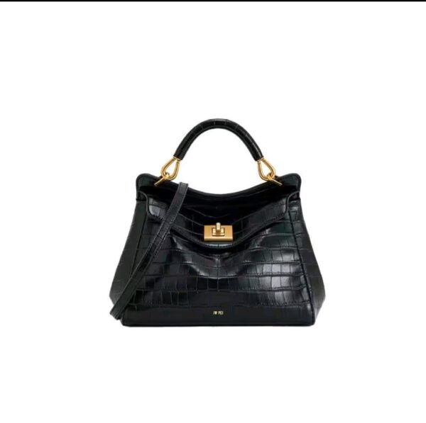 New Handbag Lucia Lock Shoulder Bag Crossbody Bag Luxury Brand Bag High-end Lightweight Fashion Versatile Women's Bag