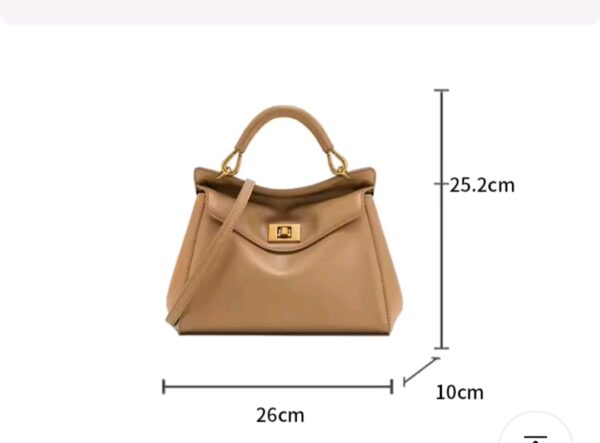 New Handbag Lucia Lock Shoulder Bag Crossbody Bag Luxury Brand Bag High-end Lightweight Fashion Versatile Women's Bag - Image 11