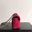 New Velvet G Lux Bags For Women Design Flap Bag Fashion Ladies Handbags With Chain Straps Dinner Bag Femme Shoulder Bags