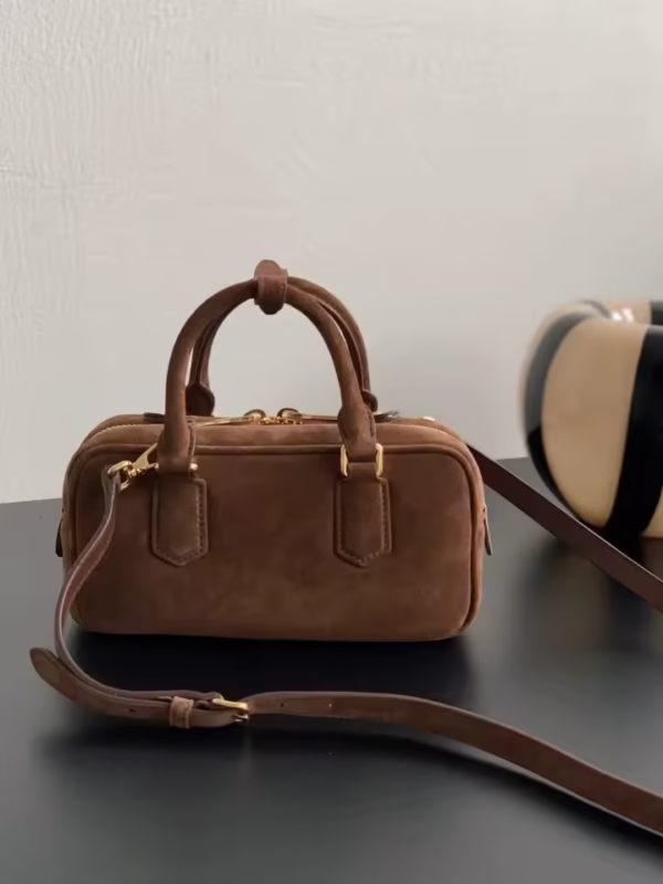 P Lux Design Women's Handbags for Winter High Quality Suede Shoulder Bags, Casual Fashion Crossbody Bags