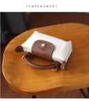 Y2 Dumpling Bun Makeup Bag Premium Dragon Fragrance Nylon Leather Non Perforated Shoulder Strap Handheld Crossbody