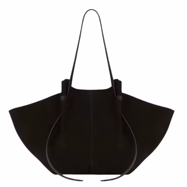 New In Faux Suede Tote Bags For Women Luxury Design Handbags Purses Vintage Large Capacity Shoulder Custom Name Initials - immagine 2
