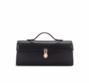 Brand Genuine Leather Small Square Bag Rectangular Baguette Tote Women's Simple Handbag